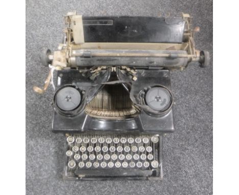 An early 20th century typewriter