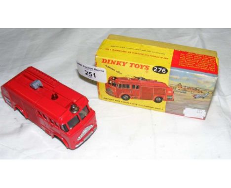 Boxed Dinky Toy No. 276 Airport Fire Tender with flashing light