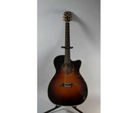 A K Yairi Electro Acoustic Guitar with Tobacco Burst Finish. Model WY1TS, Serial Number 60306 