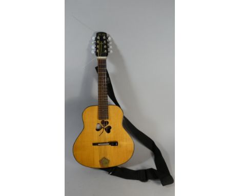An Irish K Lee Mandolin. Spruce Top, Mahogany Back and Sides with Fitted Shadow Pick Ups and Carry Case. 