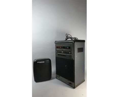 Two Vintage Karaoke Machines, Speakezee and Optimus. 