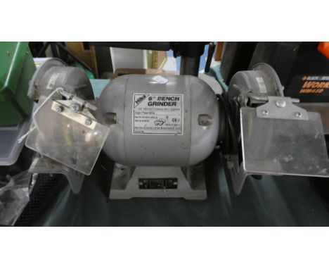 A Hilka Six Inch Bench Grinder 