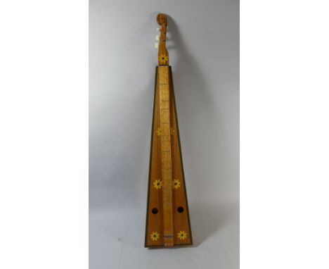 A Vintage Mahogany Hand Made Dulcimer 