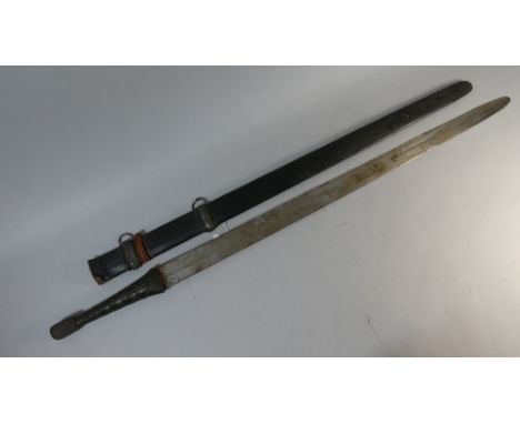 A Vintage Far Eastern Sword and Scabbard, 102cm 