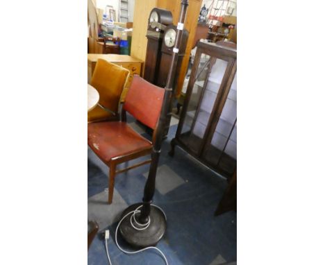 An Edwardian Mahogany Standard Lamp 