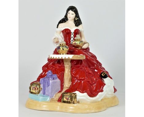 Royal Worcester limited edition figure 'Gypsy Bride at Appleby Fair', c.2007, No. unnumbered/600, 22cmGood condition showing 