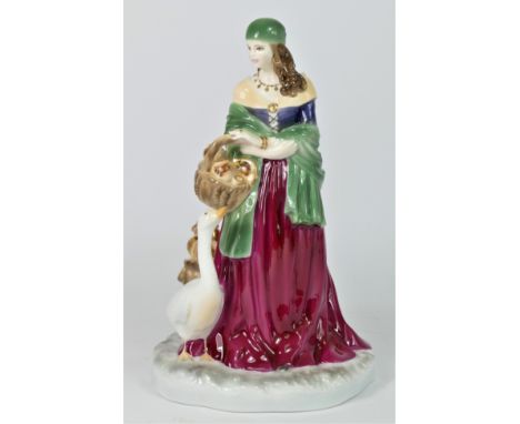 Royal Worcester limited edition figure 'Fruit Seller at the Nottingham Fair', c.2003, No. 119/600, 22cm.Good condition with n