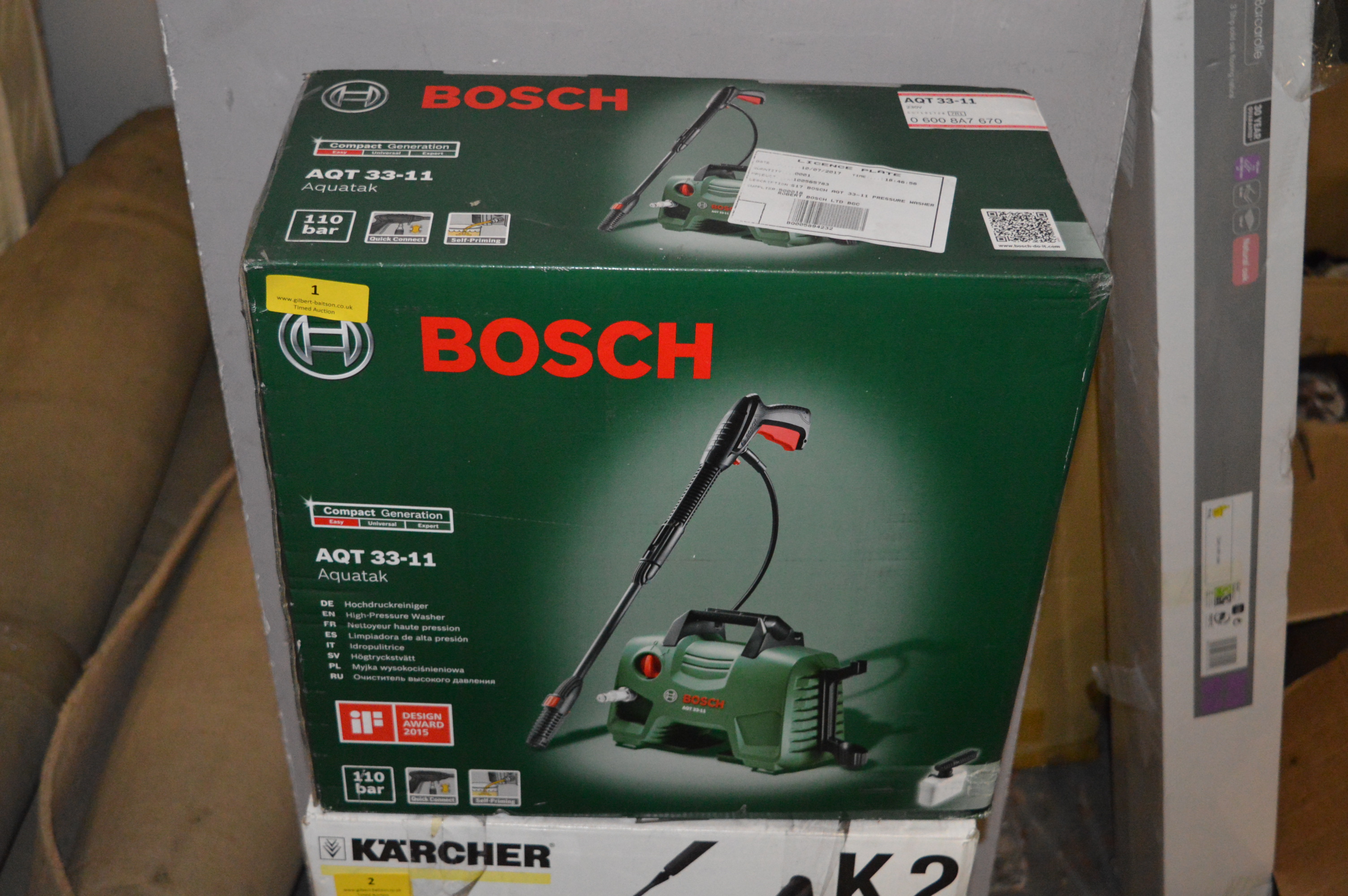 Bosch Aqt311 Cold Water Pressure Washer