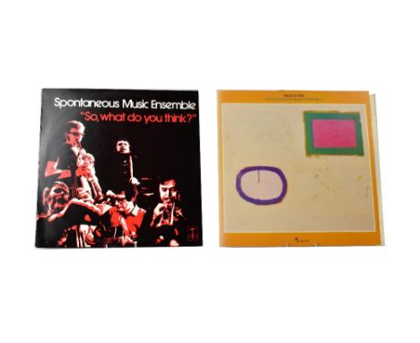 THE SPONTANEOUS MUSIC ENSEMBLE; two albums comprising 'Biosystem' on Incus Records and 'So What Do You Think?' on Tangent Rec