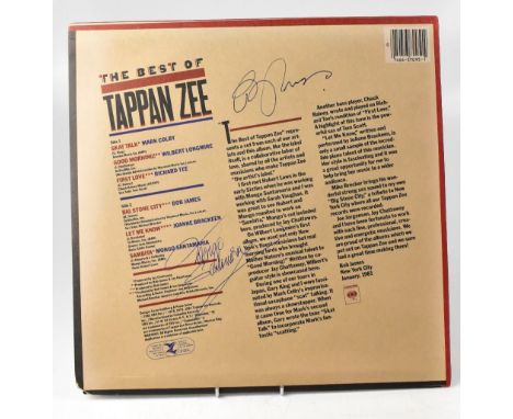 TAPPAN ZEE; 'The Best Of', an album bearing the signatures of Mongo Santamaria and Bob James.We have not authenticated these 