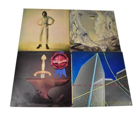 ROCK; four LPs comprising Yes 'Going For the One' and 'Relayer', Rick Wakeman 'The Myths and Legends of King Arthur' and The 