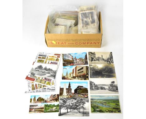 PRESTON INTEREST; a collection of mixed postcards, many relating to Preston and the surrounding areas, buildings, people and 