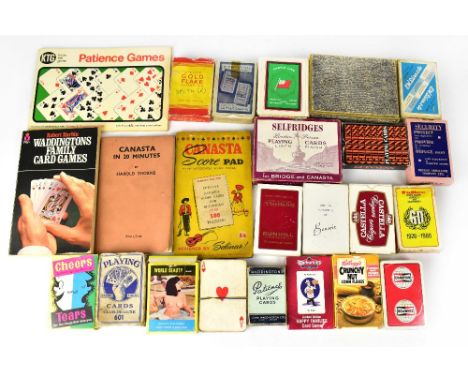 A quantity of boxed and loose playing cards including Jet, Wills, PLayers, 'My Goodness, My Guinness', Gilroy Special Edition