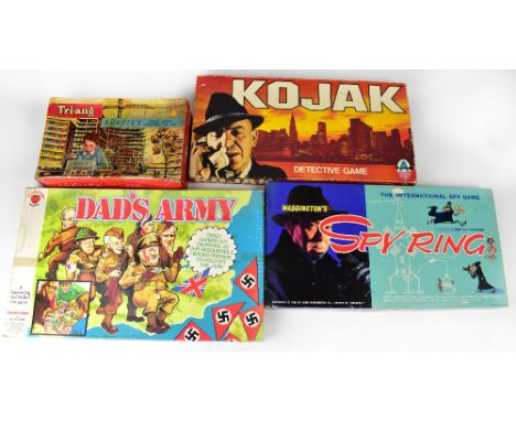 Various vintage boardgames to include 'Stingray', 'Escalado', 'ET The Extraterrestrial', 'Spy Ring', 'Kojak', 'Dad's Army' an