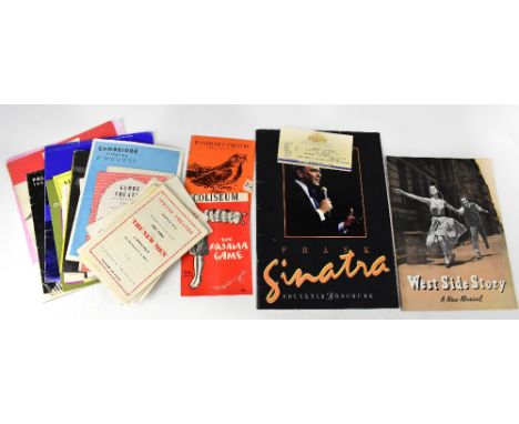 A quantity of theatre programmes and further programmes relating to music, including John Barry 'From Russia With Love' James