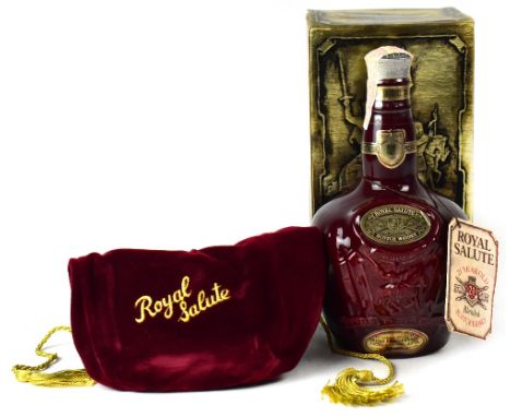 CHIVAS BROTHERS LTD; Royal Salute blended Scotch whisky, 21 year old, 70cl, in Wade decanter.