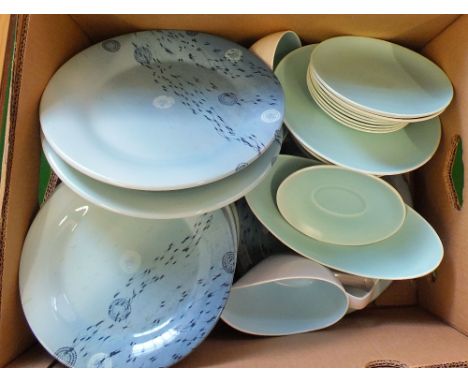 Portmeirion Beachcomber plus Poole twin tone china