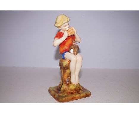 Royal Worcester Peter Pan figure by F Gertner