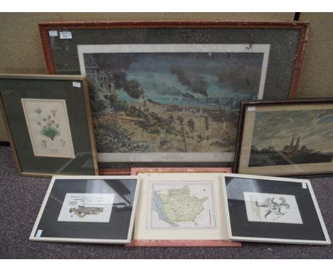 A print of D Day, 6th June 1944, and other prints
