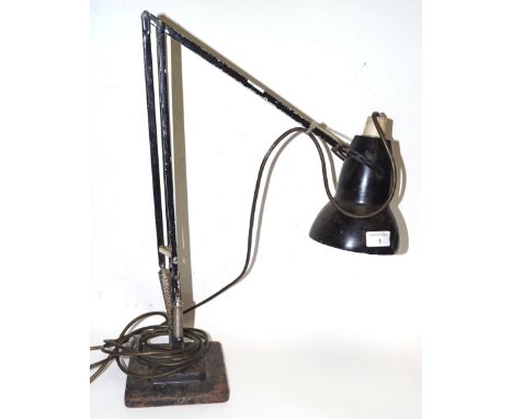 An anglepoise lamp