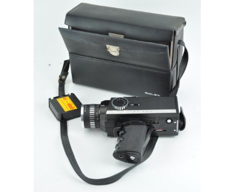 A cased Bolex cine camera