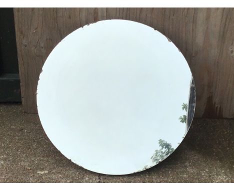 Vintage Circular Mirror - 76cm Diameter 