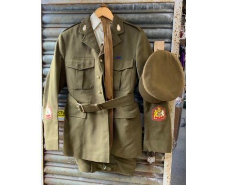 Vintage British Army Royal Ordnance Corps Uniform 