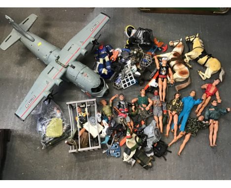 Action Man Figures with Accessories Plus Other 