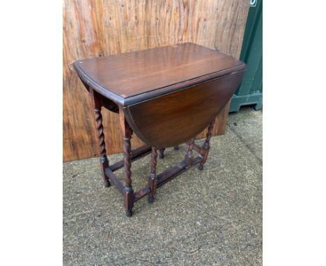 Barley Twist Gate Leg Table 