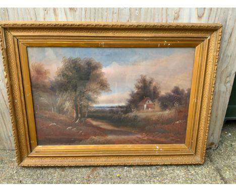 Gilt Framed Print - Visible Picture 70cm x 48cm 