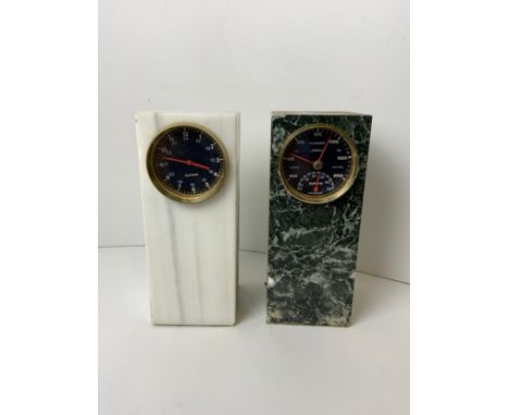 Cumarb Slate Clock and Barometer 