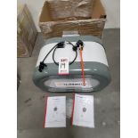 2020 DUAL RETRACTABLE REELS FOR AIR AND ELECTRICITY, MOUNTS TO CEILING, EAE AUTOMOTIVE EQUIPMENT CO.