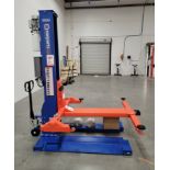 2020 EAE PORTABLE SINGLE POST LIFT, 5,500 LB CAPACITY, ELECTRICAL RELEASE, EAE AUTOMOTIVE