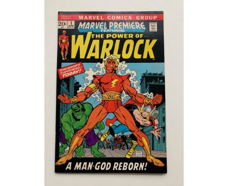 MARVEL PREMIERE: WARLOCK #1 (1972 - MARVEL) NM (Cents Copy) - First appearance of "Him" as Adam Warlock. First appearance of 