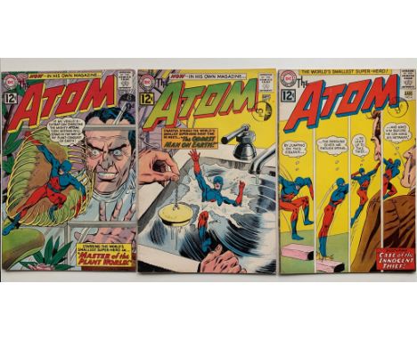 ATOM #1, 2 &amp; 4 (3 in Lot) - (1962 - DC) FN+ (Cents Copy/Pence Stamp) - First appearances of the Plant Master and Maya. Gi