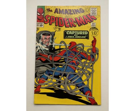 SPIDER-MAN #25 (1965 - MARVEL) VFN+ (Cents Copy/Pence Stamp) - First appearance of Mary Jane Watson (though her face is not s