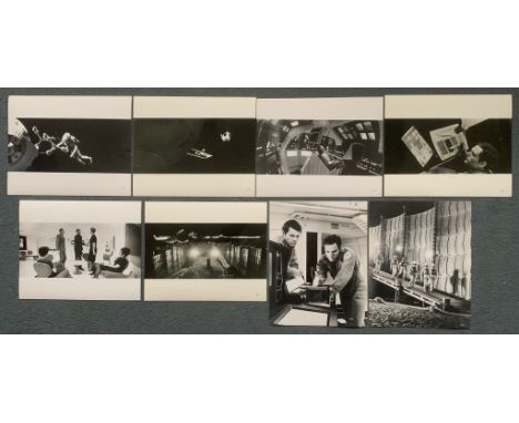 2001: A SPACE ODYSSEY (1968) - First Release -  8 x Black &amp; White Stills (6 x stills in Cinerama Aspect) - 8" x 10" (20 x