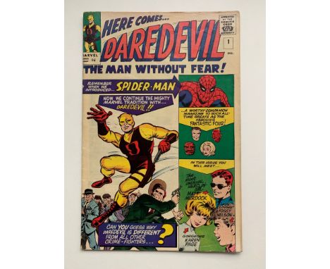 DAREDEVIL #1 (1964 - MARVEL) FN (Pence Copy) - Origin and first appearance of Daredevil (Matt Murdock) and the first appearan