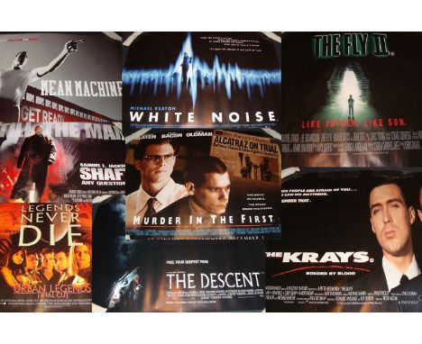 HORROR / THRILLER (ALL ROLLED) JOB LOT x 8 - THE KRAYS (1990), MEAN MACHINE (2001 Release), SHAFT (2000 Release), MURDER IN T