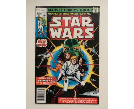 STAR WARS #1 (1977 - MARVEL) NM (Cents Copy) - First installment of the six-issue adaptation of the first Star Wars movie. Ho
