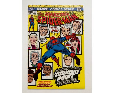 SPIDER-MAN #121 (1973 - MARVEL) NM (Cents Copy) - "Death" of Gwen Stacy. Spider-Man battles the Green Goblin. John Romita Sr.