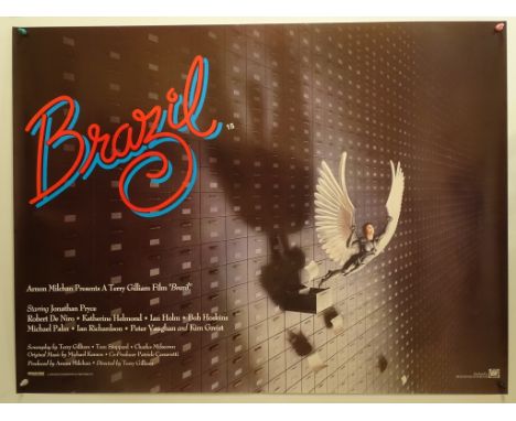 BRAZIL (1985 - 1997) UK QUAD - A TERRY GILLIAM FILM - British UK Quad - 1997 film poster for this cult film. We believe that 