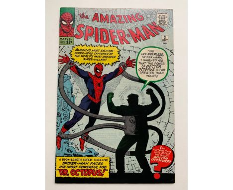 SPIDER-MAN #3 (1963 - MARVEL) NM (Cents Copy) - Origin and first appearance of Doctor Octopus. First full-length Spider-Man s