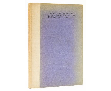 Yeats (William Butler) The Wild Swans at Coole, first edition, one of 400 copies, charging unicorn device by Robert Gregory a