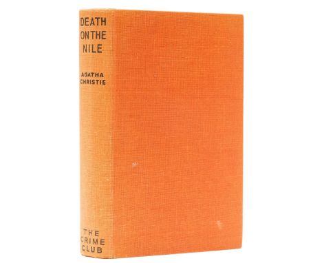 Christie (Agatha) Death on the Nile, first edition, very occasional light spotting, original cloth, very slight fading to spi