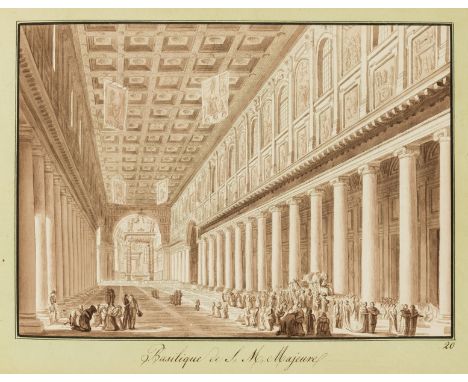 Italy.- Rome.- Uggeri (Angelo) Journées Pittoresque des Edifices de Rome Ancienne, vol. 1 only, engraved title and folding ma