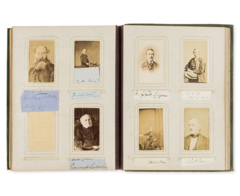 Autograph album.- A good autograph album containing c.85 cut signatures, including Queen Victoria, Prince Albert, Lord Napier