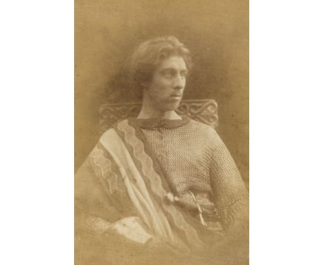 [Cameron (Julia Margaret, photographer, 1815-79)] [Portrait of Lionel Tennyson in medieval costume], albumen photograph print
