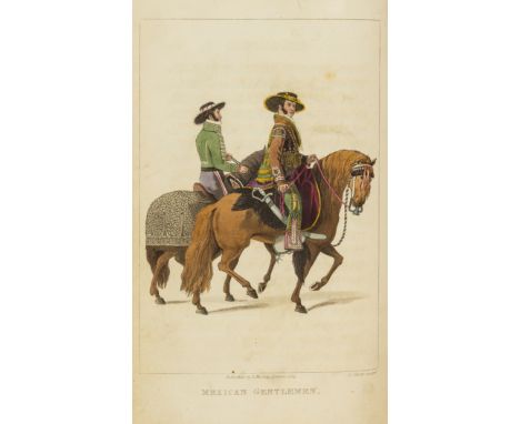 Americas.- Mexico.- Bullock (William) Six Months' Residence and Travels in Mexico, first edition, 16 aquatint plates, one fol