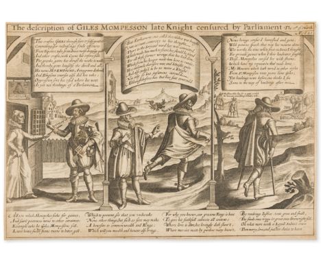 Satirical printing in Stuart Britain.- Anonymous (first quarter of the 17th century) The Description of Giles Mompesson late 